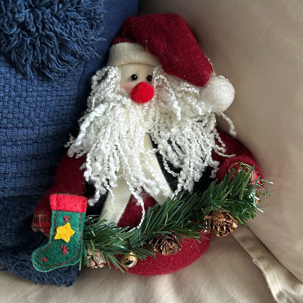 Handcrafted felt Santa